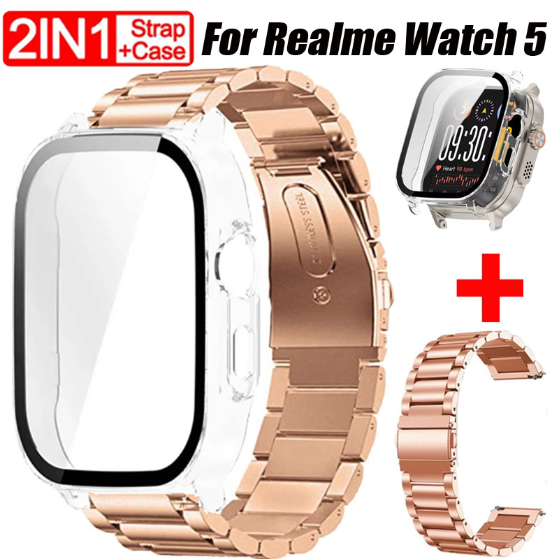 Tali Baja Tahan Karat + Casing - Watch S Realme ulasan dan harga