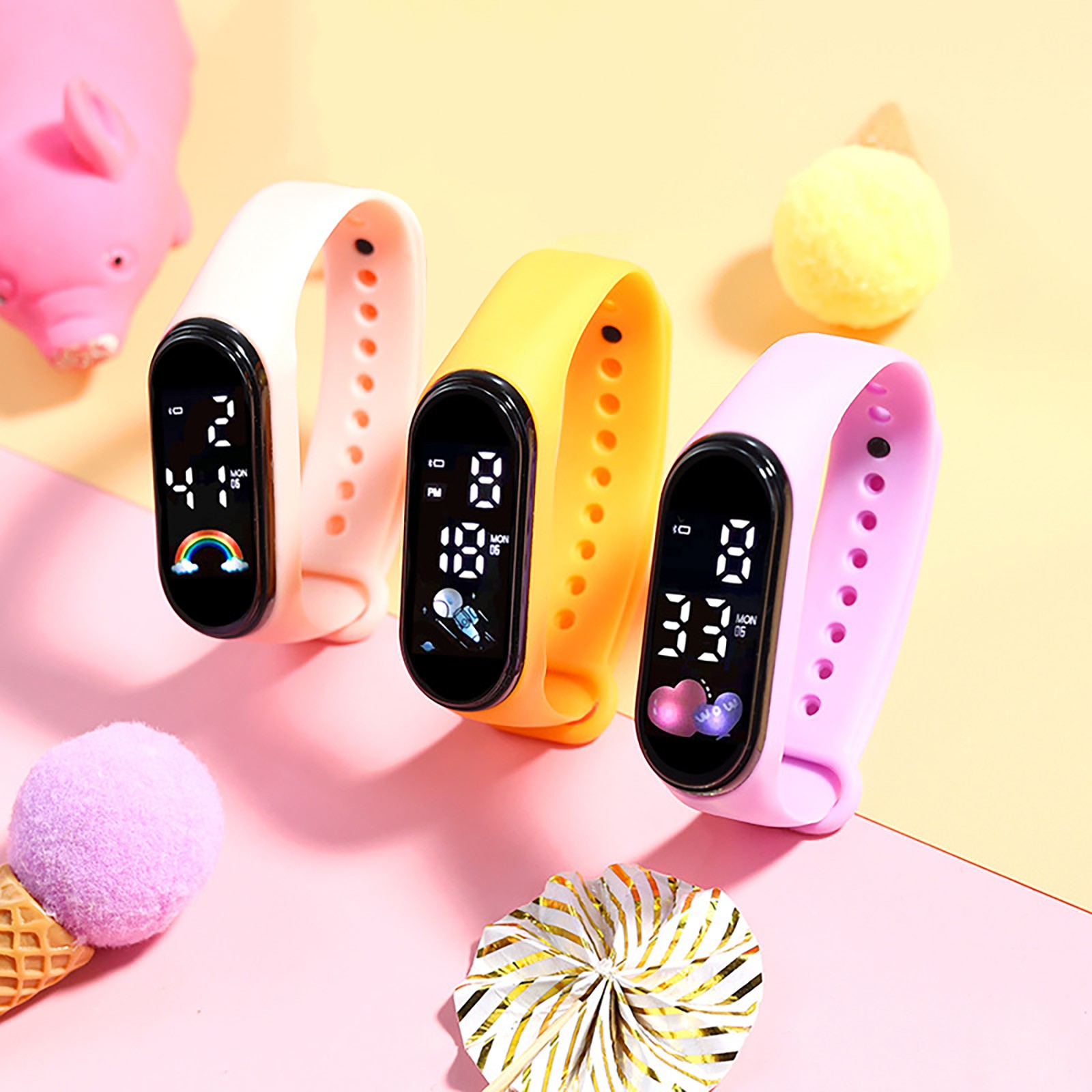 Jam Tangan Pintar Kawaii untuk - Smartwatch Watches For Kid Girl ulasan dan harga
