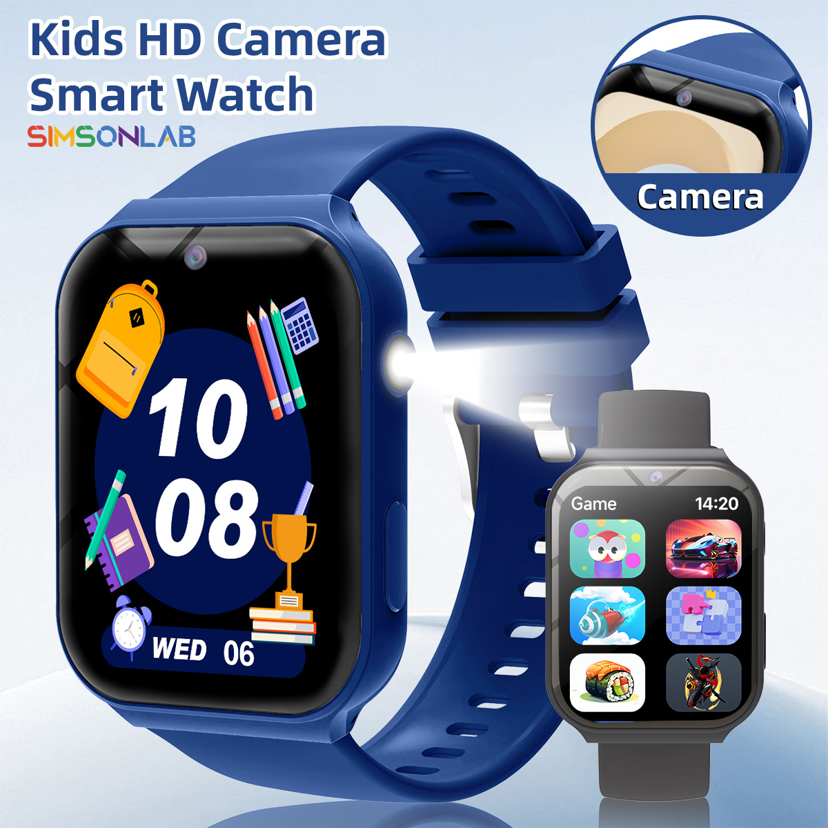 Jam Tangan Pintar Anak HD Kame - Smartwatch Watches For Kid Girl ulasan dan harga