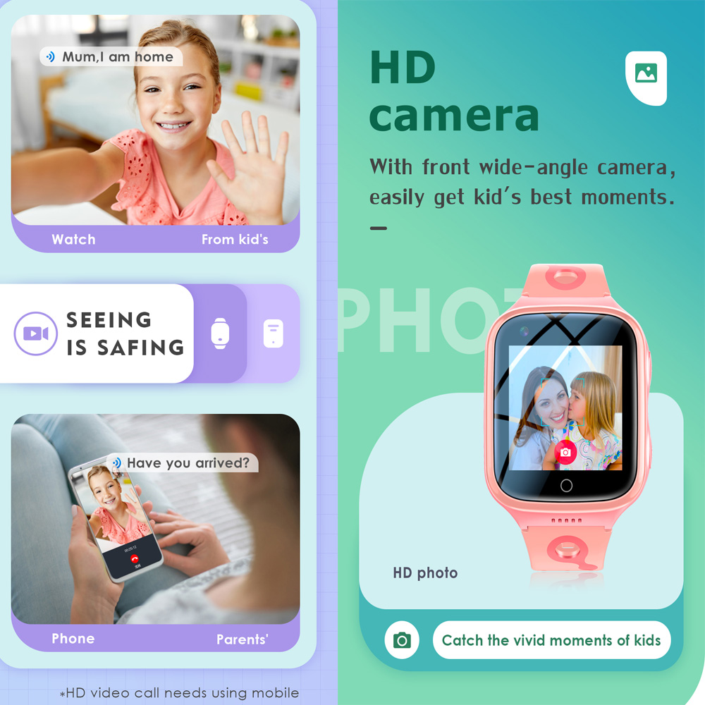 Jam Tangan Pintar 4G GPS WiFi  - Smartwatch Watches For Kid Girl ulasan dan harga