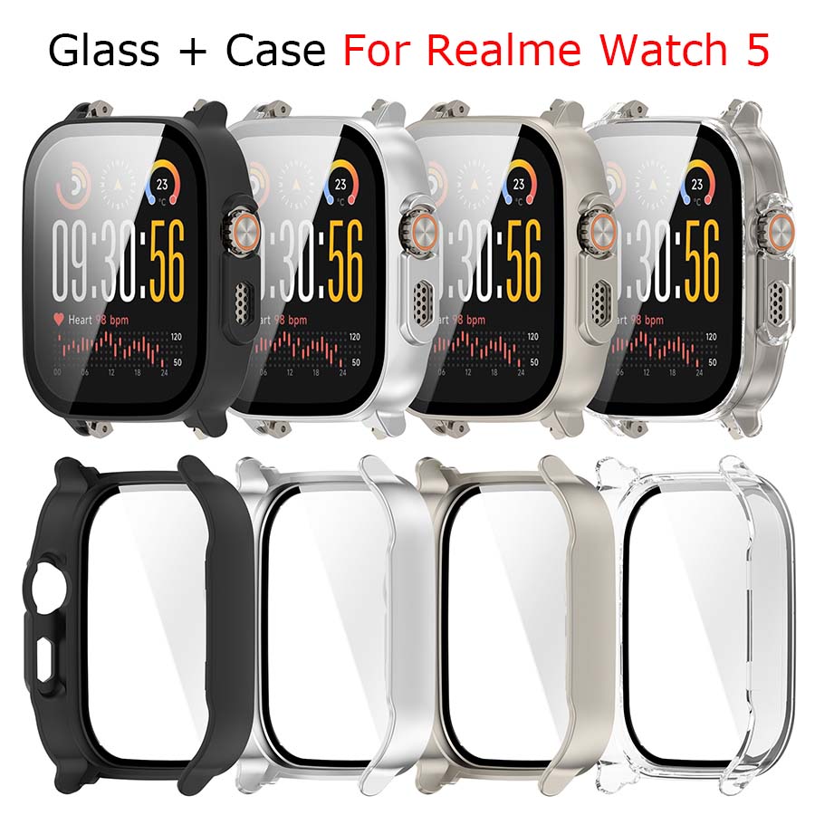 Casing PC Keras + Kaca Tempere - Watch S Realme ulasan dan harga