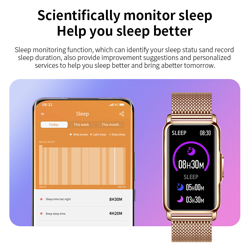 LIGE jam tangan pintar monitor - Smartwatch Watches Brands For Women ulasan dan harga