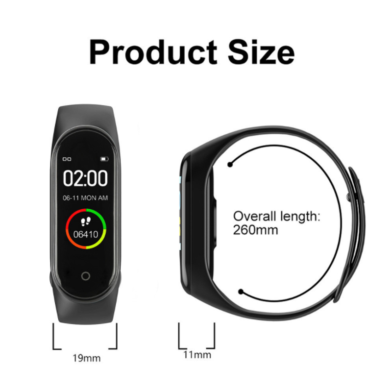 M4 Jam Tangan Pintar Gelang Ol - Smartwatch Watches Brands For Women ulasan dan harga