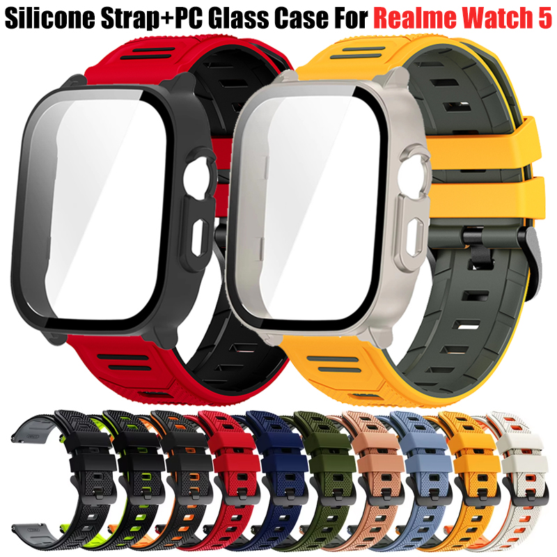 Tali Silikon Bernapas + Casing - Watch S Realme ulasan dan harga