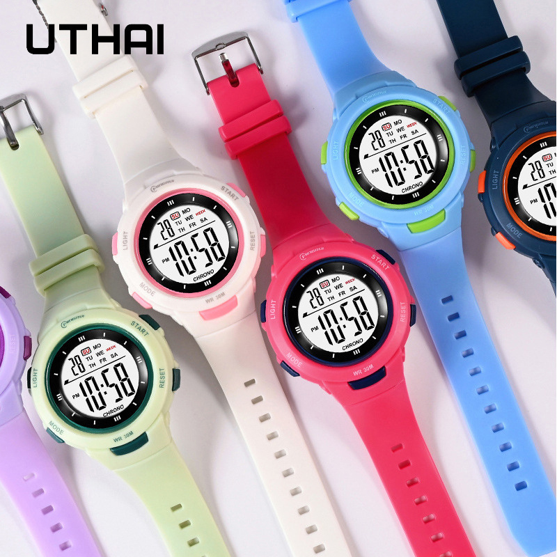 Utthai jam tangan anak jam tan - Smartwatch Watches For Kid Girl ulasan dan harga